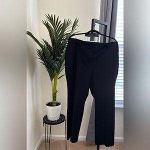 Worthington Wrinkle-Free Black CurvyTrouser- Mid-Rise